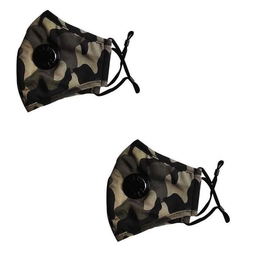 2-Pack: Multilayer Non-Medical Reusable Face Mask with Filter DailySale