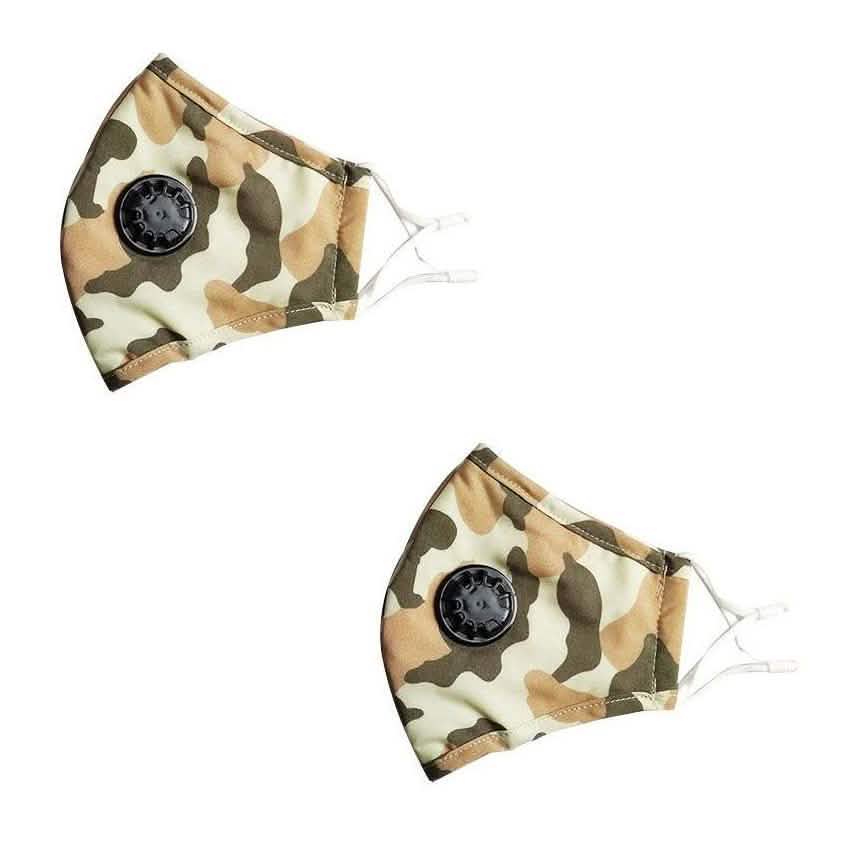 2-Pack: Multilayer Non-Medical Reusable Face Mask with Filter DailySale