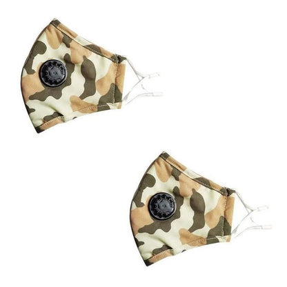 2-Pack: Multilayer Non-Medical Reusable Face Mask with Filter DailySale