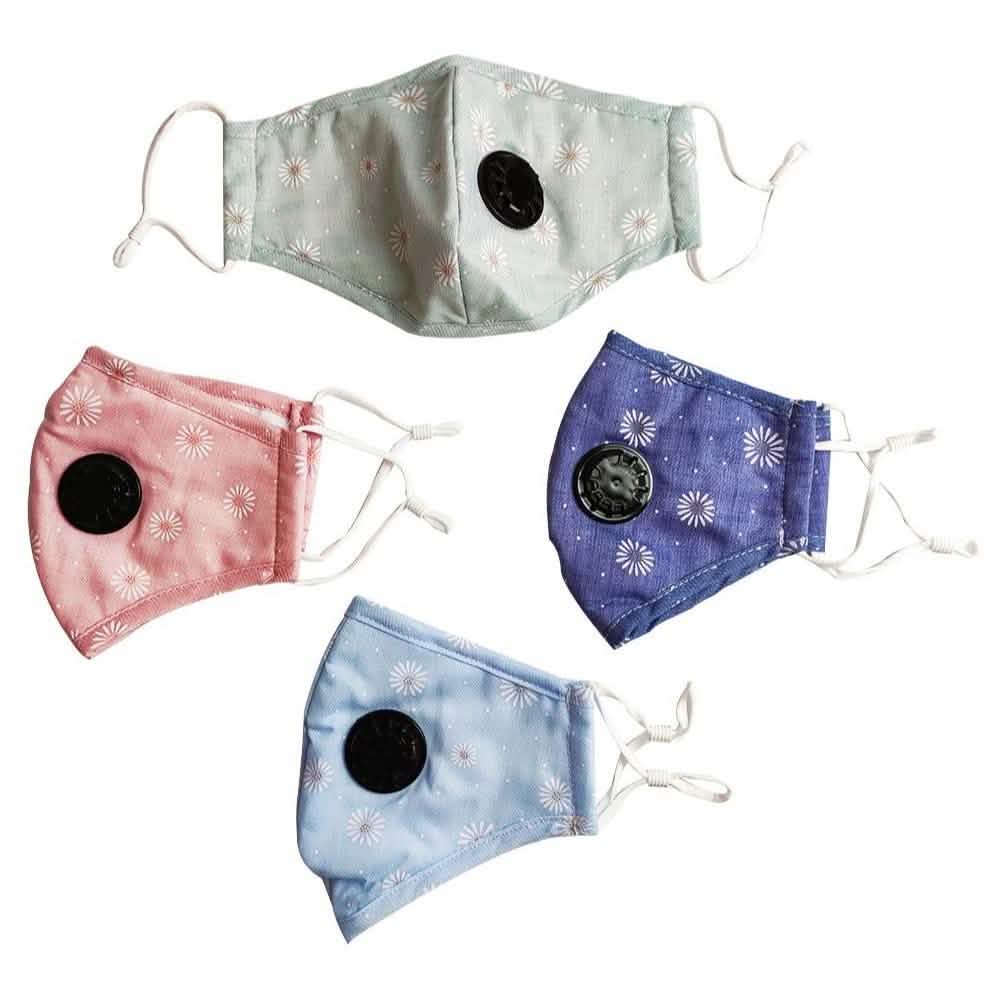 2-Pack: Multilayer Non-Medical Reusable Face Mask with Filter DailySale