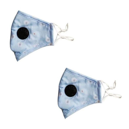 2-Pack: Multilayer Non-Medical Reusable Face Mask with Filter DailySale