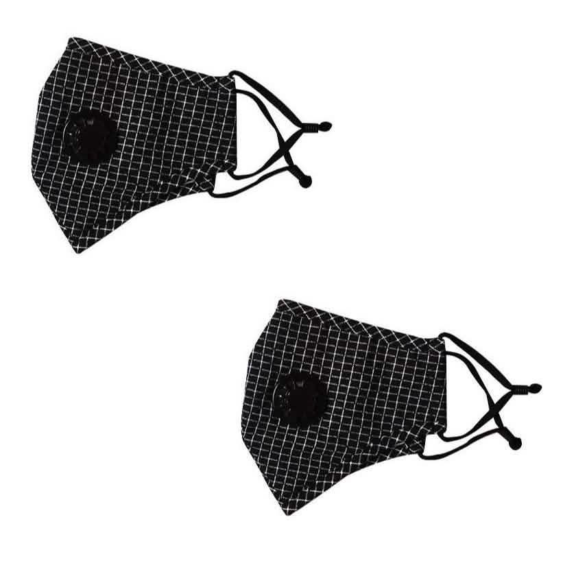 2-Pack: Multilayer Non-Medical Reusable Face Mask with Filter DailySale