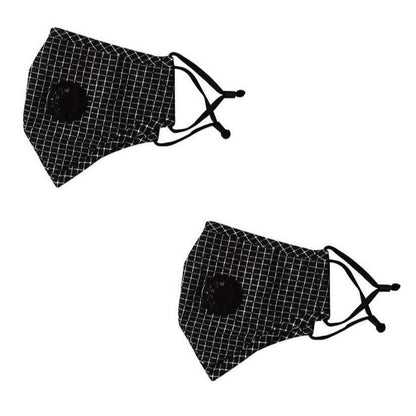 2-Pack: Multilayer Non-Medical Reusable Face Mask with Filter DailySale
