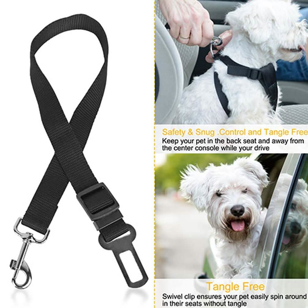 2-Pack: Multipurpose Pet Safety Vehicle Seat Belt DailySale