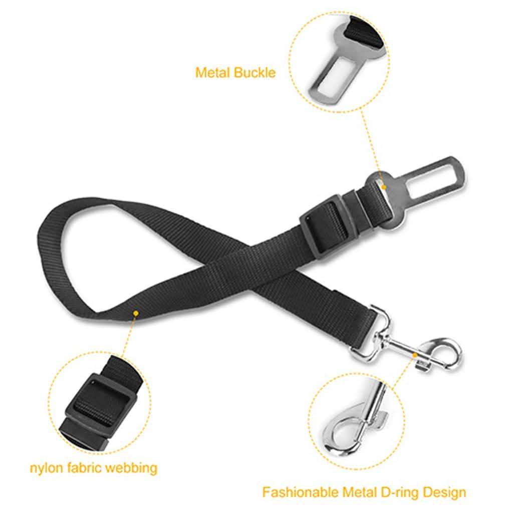 2-Pack: Multipurpose Pet Safety Vehicle Seat Belt DailySale