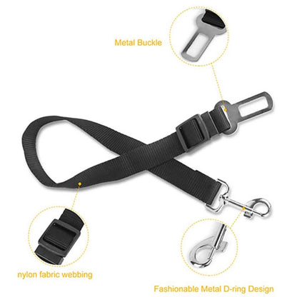 2-Pack: Multipurpose Pet Safety Vehicle Seat Belt DailySale