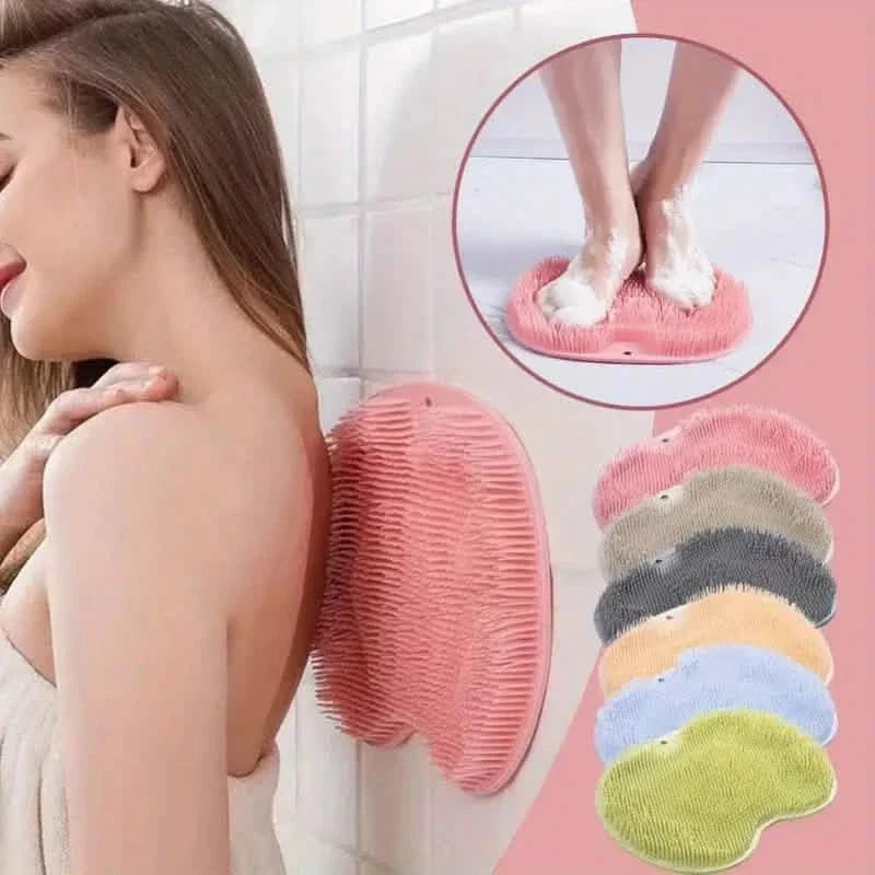 2-Pack: Non-Slip Foot & Back Scrubber with Exfoliating Cushion DailySale