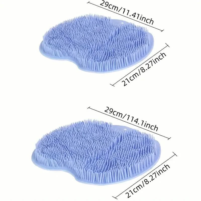 2-Pack: Non-Slip Foot & Back Scrubber with Exfoliating Cushion DailySale