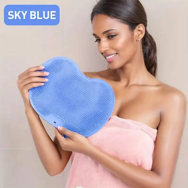 2-Pack: Non-Slip Foot & Back Scrubber with Exfoliating Cushion DailySale