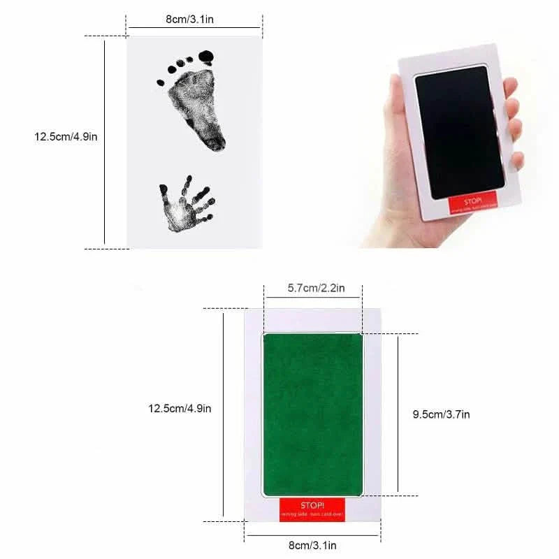 2-Pack: Non-toxic Ink Pads Pet Paw Print Pad Inkless Clean Touch Ink Kit DailySale