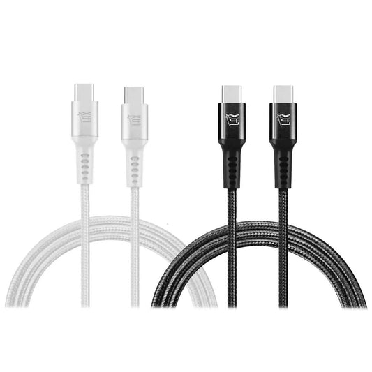 2-Pack: Nylon USB C to USB C Cable 6 Ft. 60W DailySale