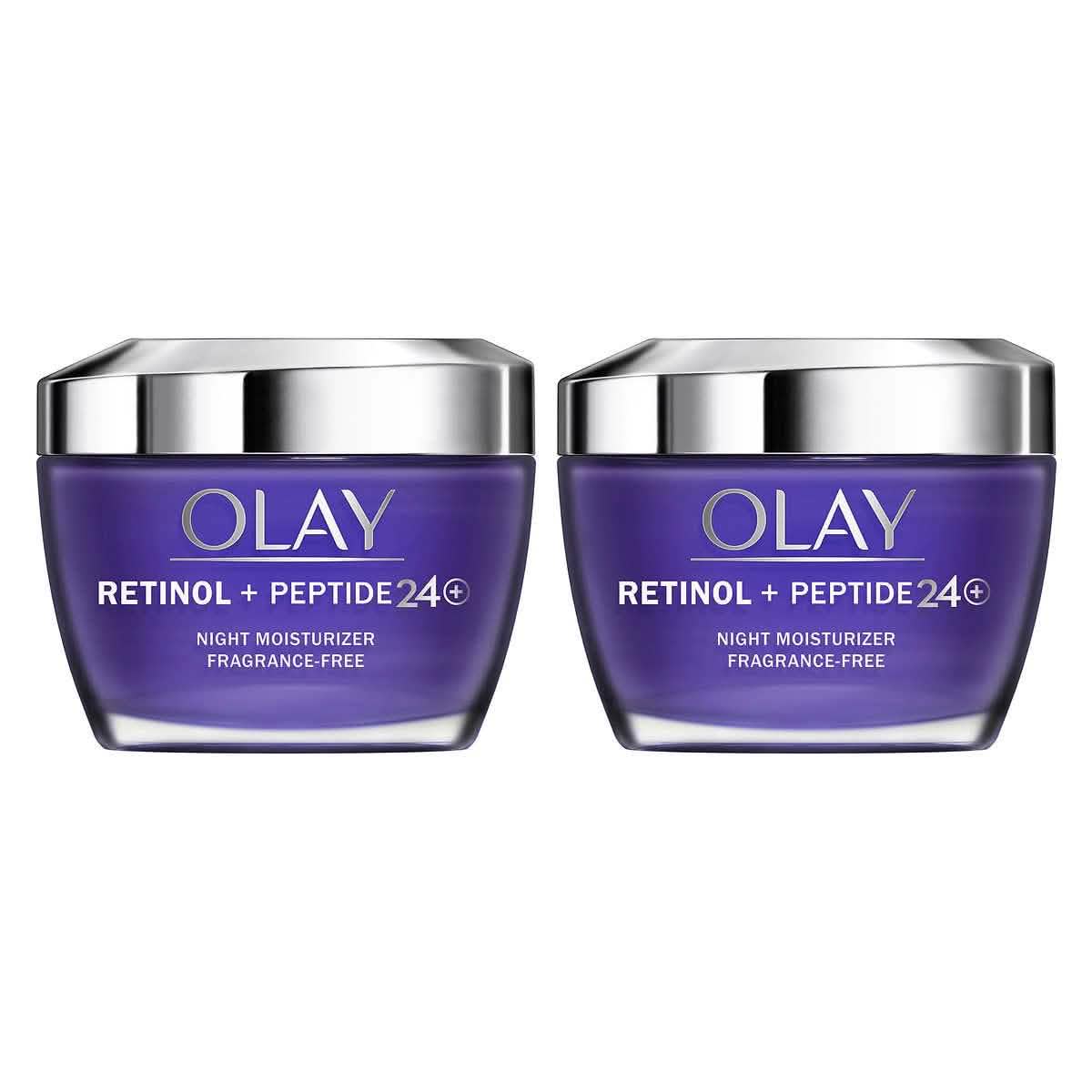 2-Pack: OLAY Retinol with Peptide 24 Advanced Night Face Moisturizer DailySale