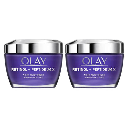 2-Pack: OLAY Retinol with Peptide 24 Advanced Night Face Moisturizer DailySale