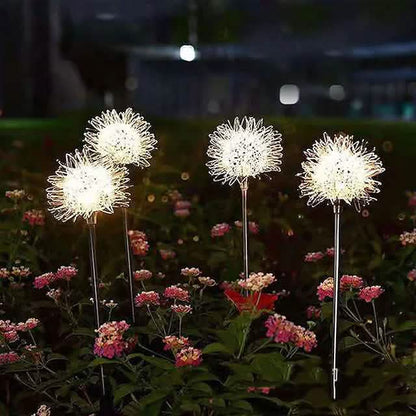 2-Pack: Outdoor Solar Dandelion Lawn Lights DailySale