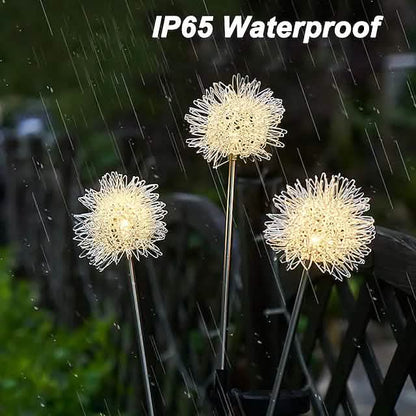 2-Pack: Outdoor Solar Dandelion Lawn Lights DailySale