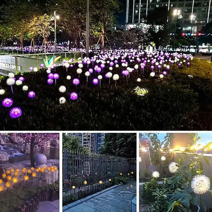2-Pack: Outdoor Solar Dandelion Lawn Lights DailySale