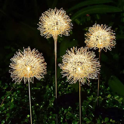 2-Pack: Outdoor Solar Dandelion Lawn Lights DailySale