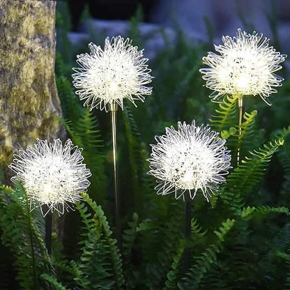 2-Pack: Outdoor Solar Dandelion Lawn Lights DailySale