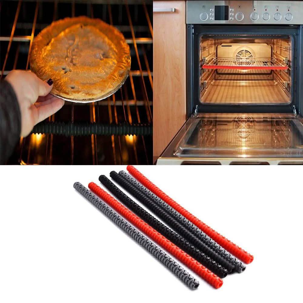 2-Pack: Oven Shelf Protection Heat Resistant Silicon Strips DailySale
