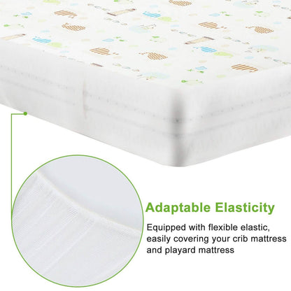 2-Pack: Pack N Play Portable Crib Sheet DailySale