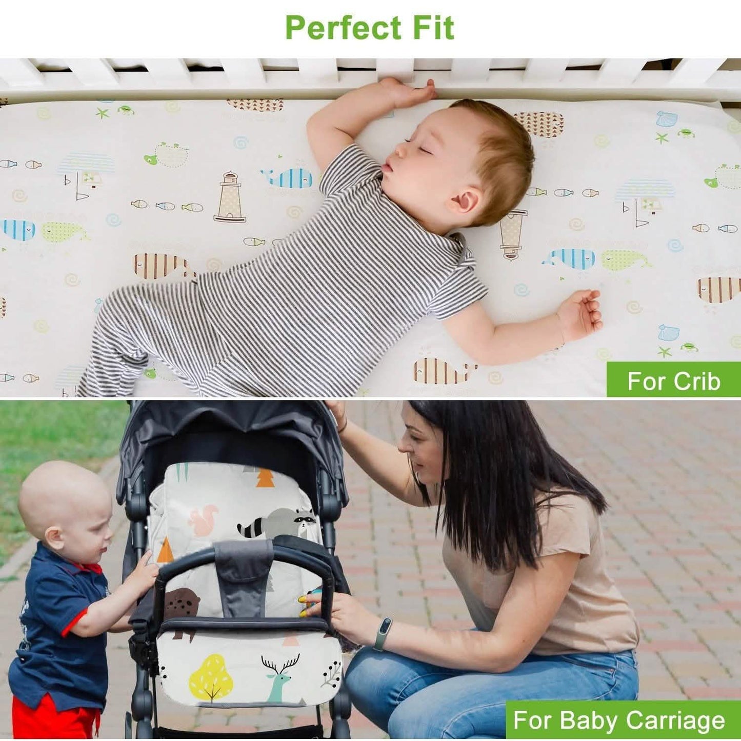 2-Pack: Pack N Play Portable Crib Sheet DailySale