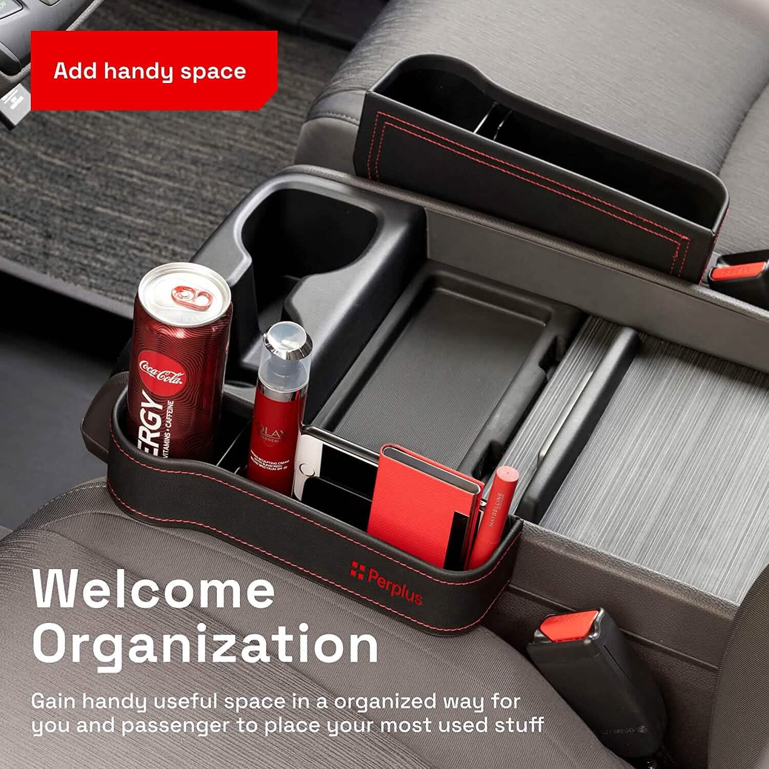 2-Pack: PerPlus Car Seat Gap Filler Organizer DailySale