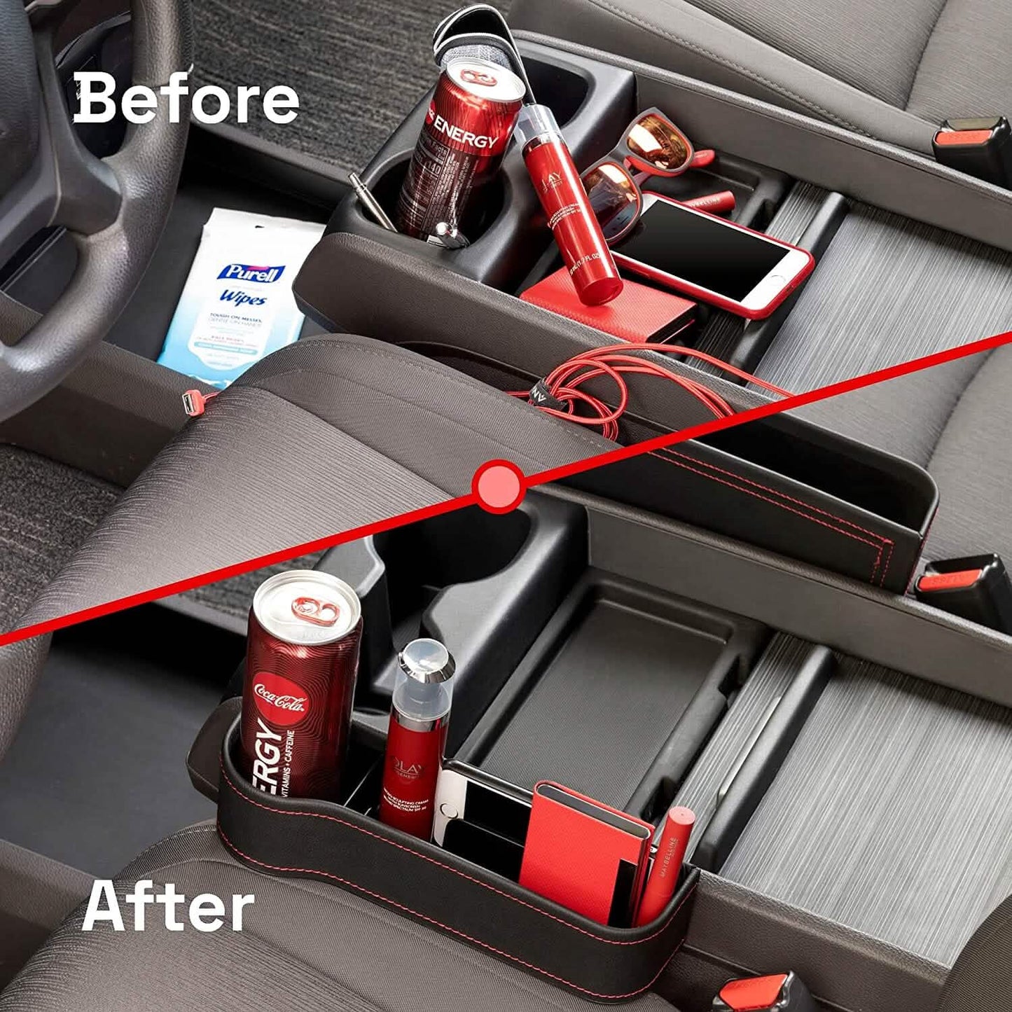 2-Pack: PerPlus Car Seat Gap Filler Organizer DailySale