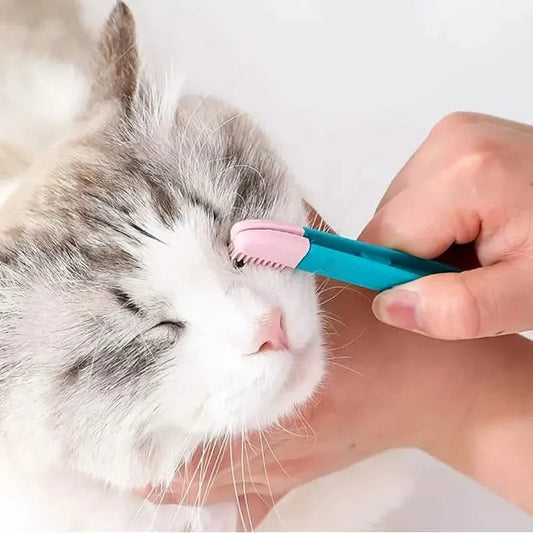 2-Pack: Pet Eye Comb Brush Pet Tear Stain Remover Comb Cleaning Grooming Tools DailySale