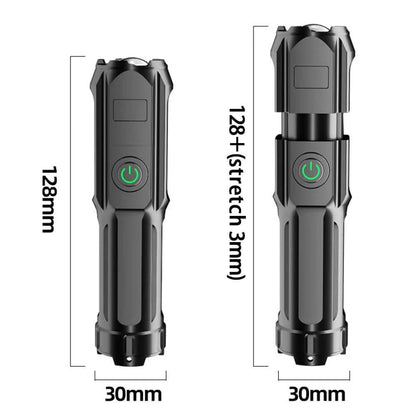 2-Pack: Portable and Multi-Functional Telescopic Zoomable Flashlight DailySale
