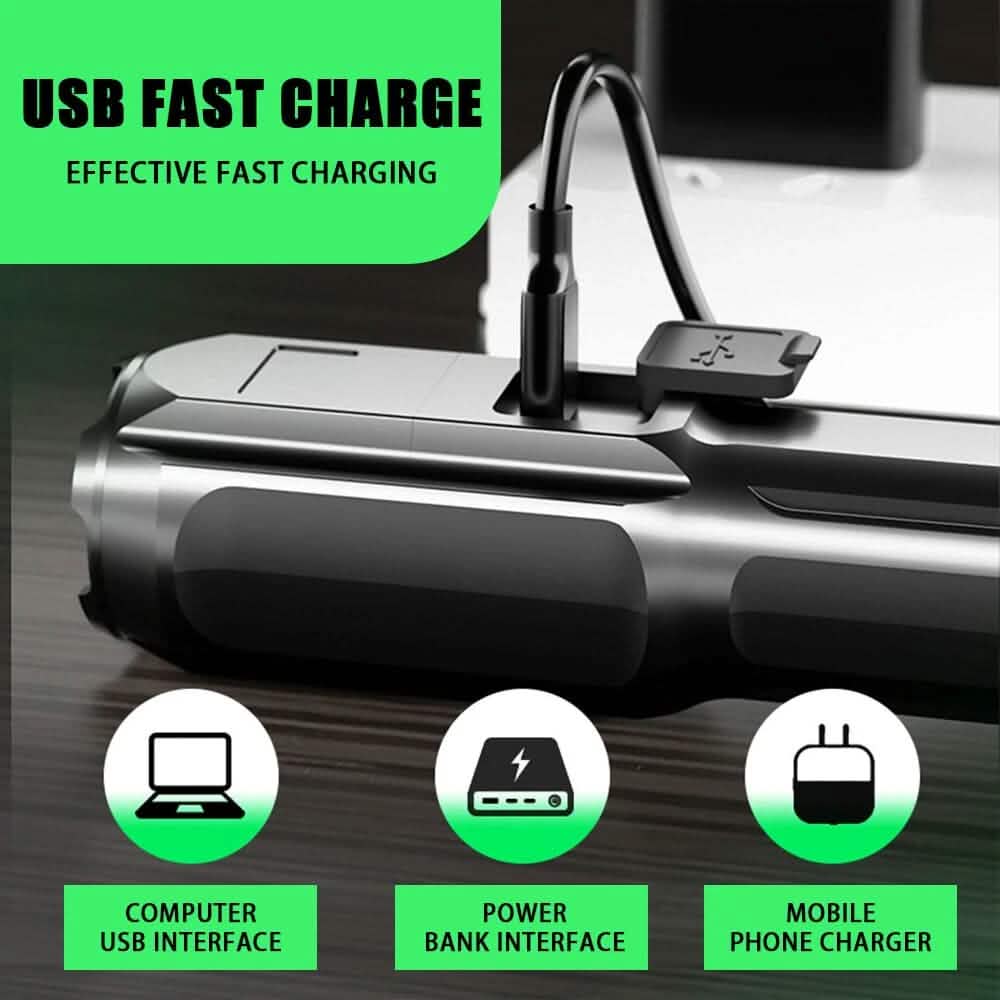 2-Pack: Portable and Multi-Functional Telescopic Zoomable Flashlight DailySale