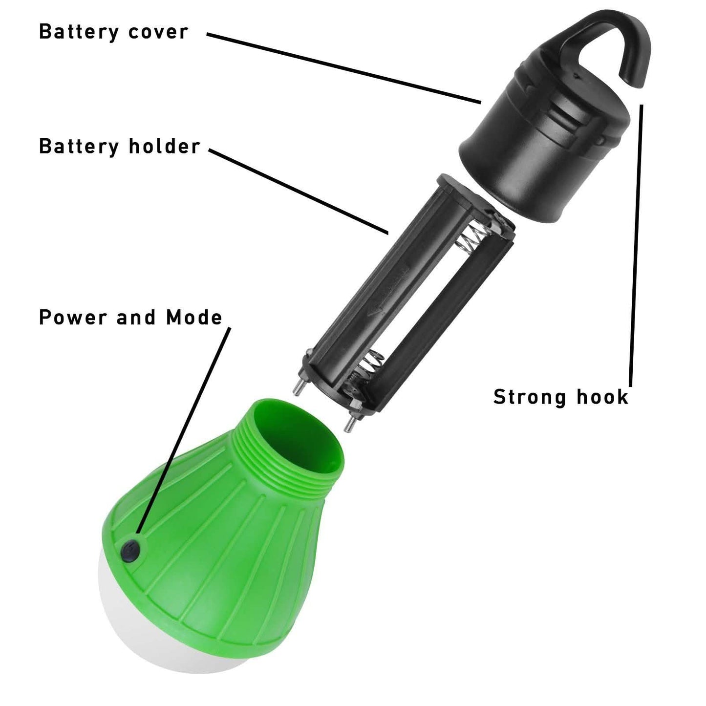 2-Pack: Portable Emergency Light Bulb with Hook DailySale