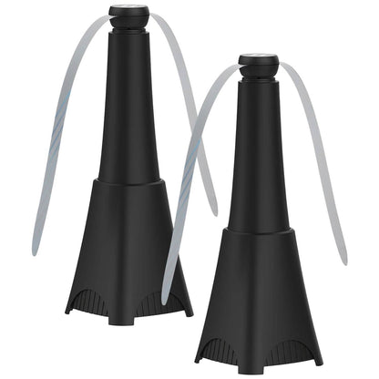 2-Pack: Portable Reflective Fly Repellent Fan Rechargeable Battery Powered DailySale