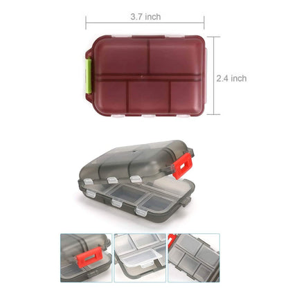 2-Pack: Portable Weekly Travel Pill Organizer Case DailySale