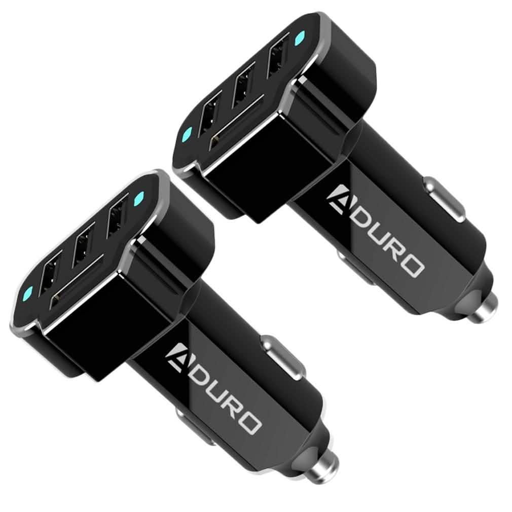 2-Pack: PowerUp 4 USB Port Car Charger Adapter DailySale