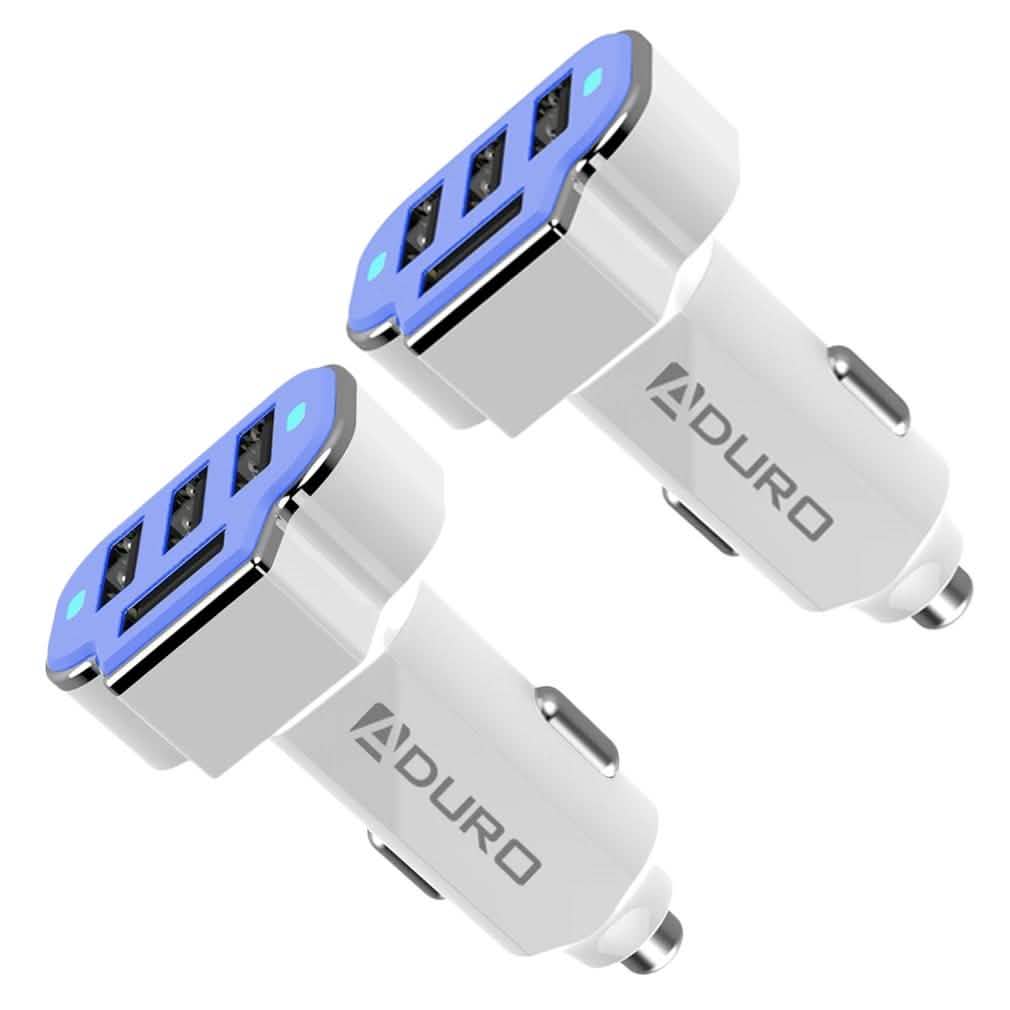2-Pack: PowerUp 4 USB Port Car Charger Adapter DailySale