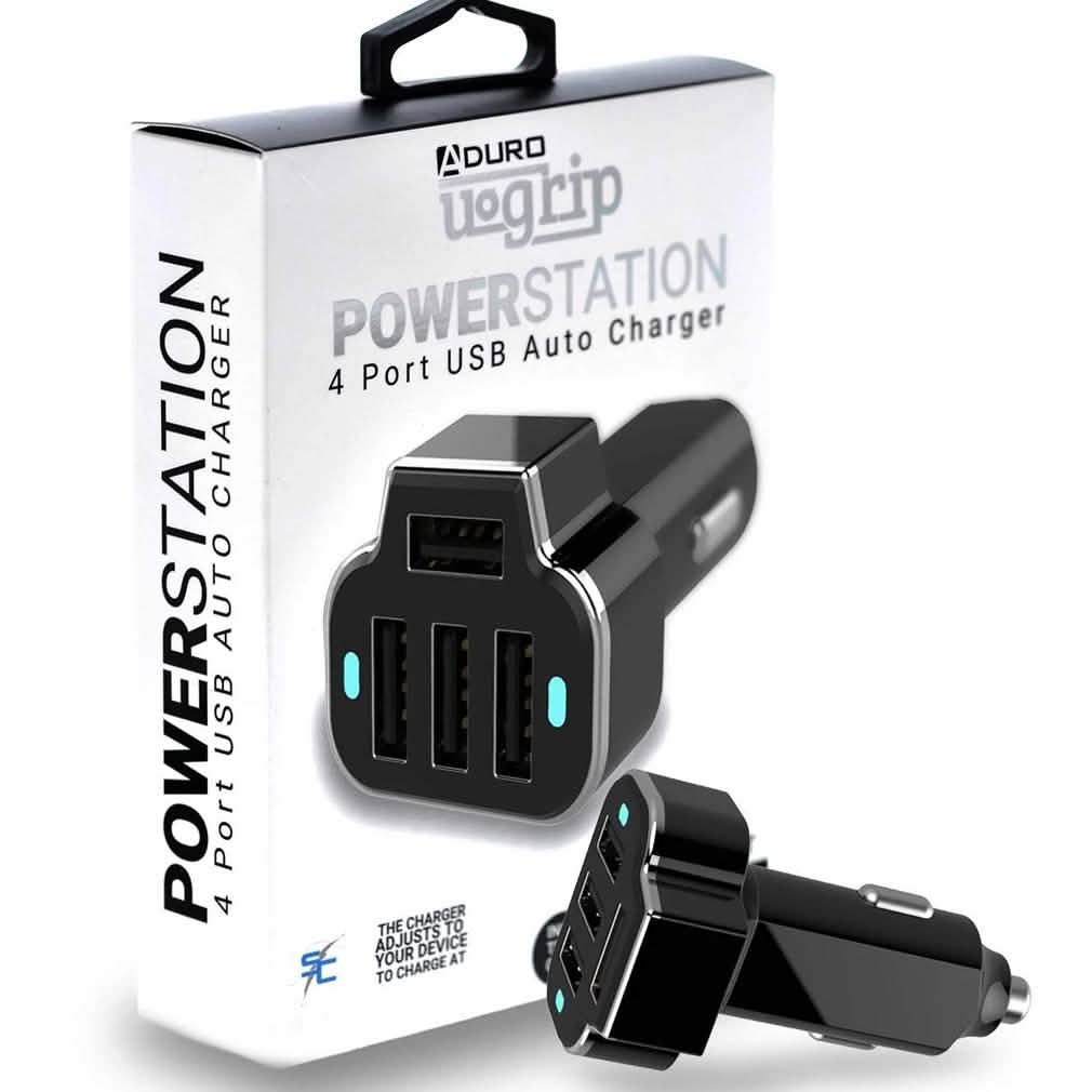 2-Pack: PowerUp 4 USB Port Car Charger Adapter DailySale