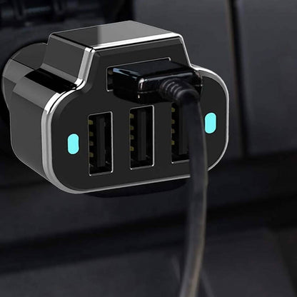 2-Pack: PowerUp 4 USB Port Car Charger Adapter DailySale