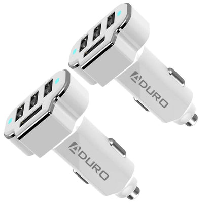 2-Pack: PowerUp 4 USB Port Car Charger Adapter DailySale