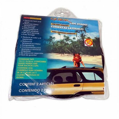 2-Pack: Premium Quality Car Pop-Up Mesh Side Window Sunshades DailySale