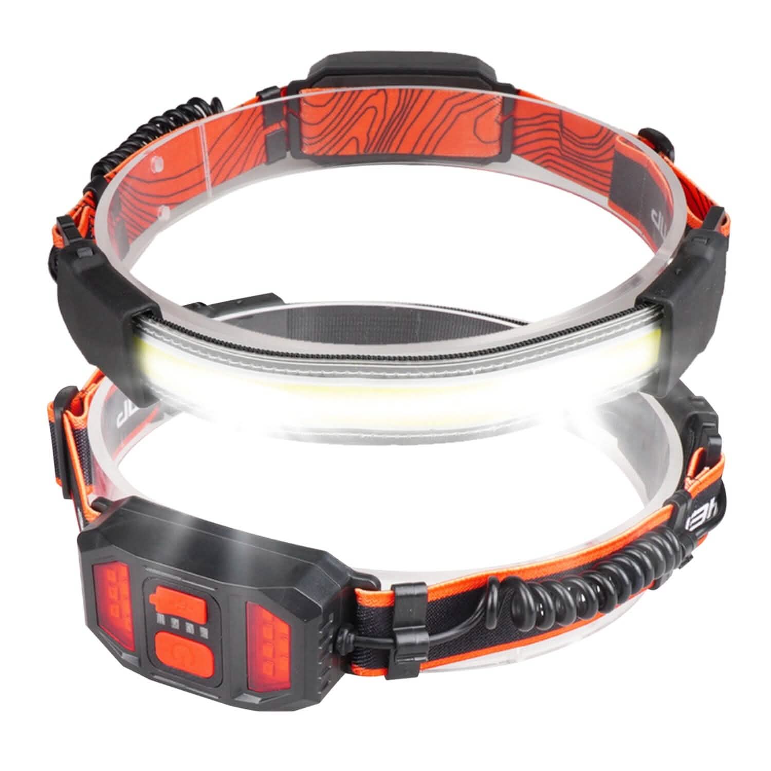 2-Pack: Rechargeable Headlamp 3 Light Modes Hand-Free DailySale