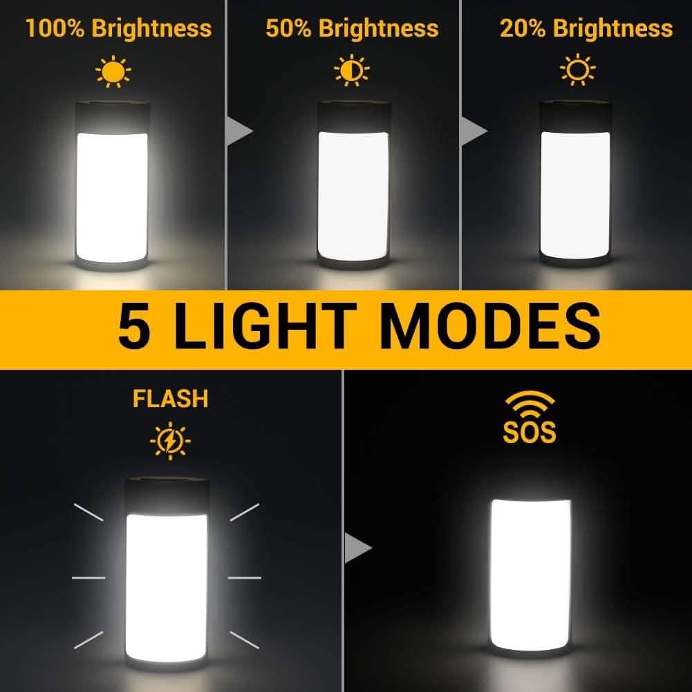 2-Pack: Rechargeable LED Camping Lantern DailySale
