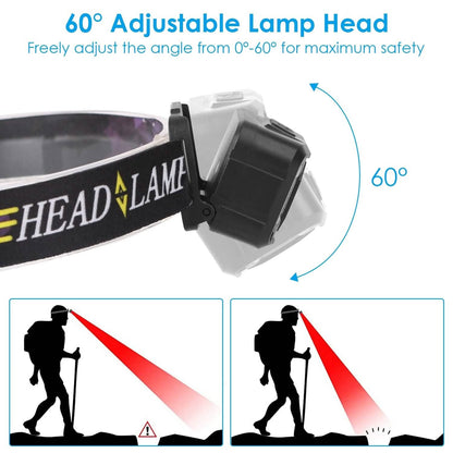 2-Pack: Rechargeable Motion Sensor Headlamp 6 Light Modes DailySale