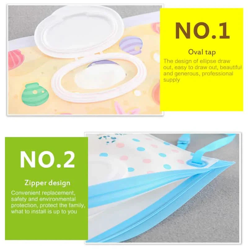 2-Pack: Reusable Wet Wipe Pouch DailySale