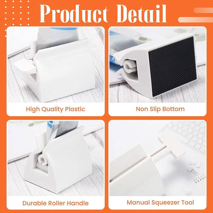 2-Pack: Rolling Tube Toothpaste Squeezer Dispenser DailySale