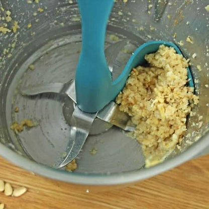 2-Pack: Rotary Scraper Rotating Spatula Scooping Portioning Food Processor DailySale