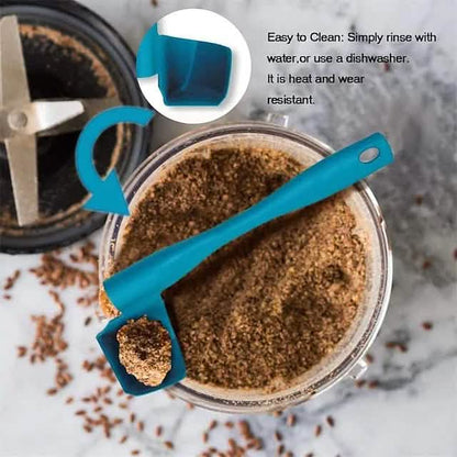 2-Pack: Rotary Scraper Rotating Spatula Scooping Portioning Food Processor DailySale