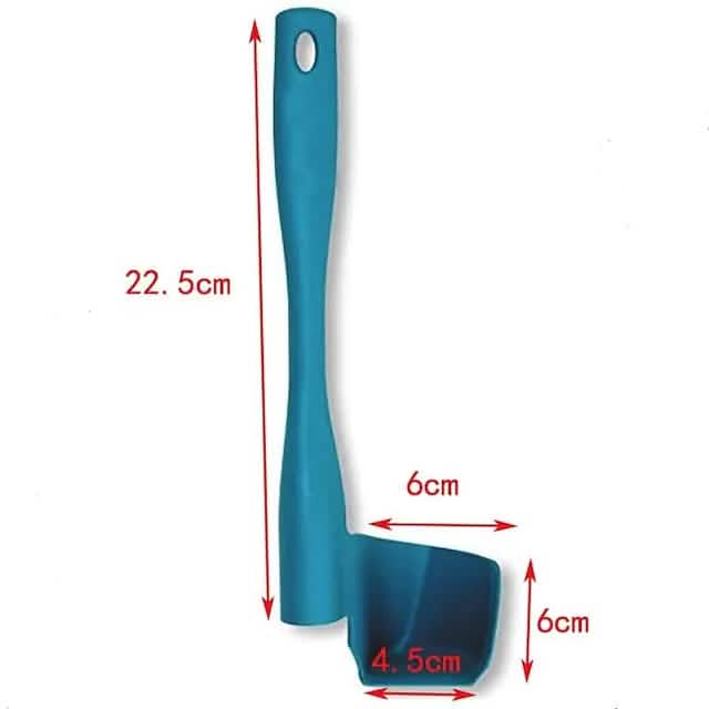 2-Pack: Rotary Scraper Rotating Spatula Scooping Portioning Food Processor DailySale