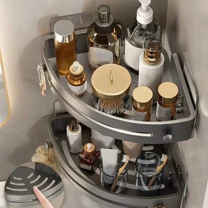 2-Tier: Rustproof Corner Shower Caddy, Adhesive Wall Mounted Shower Shelves No Drilling DailySale