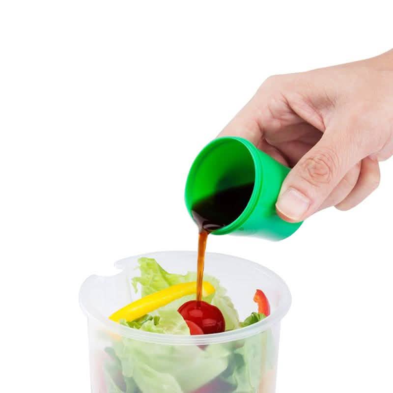 2-Pack: Salad or Lunch To Go Container With Fork & Dressing Cup DailySale