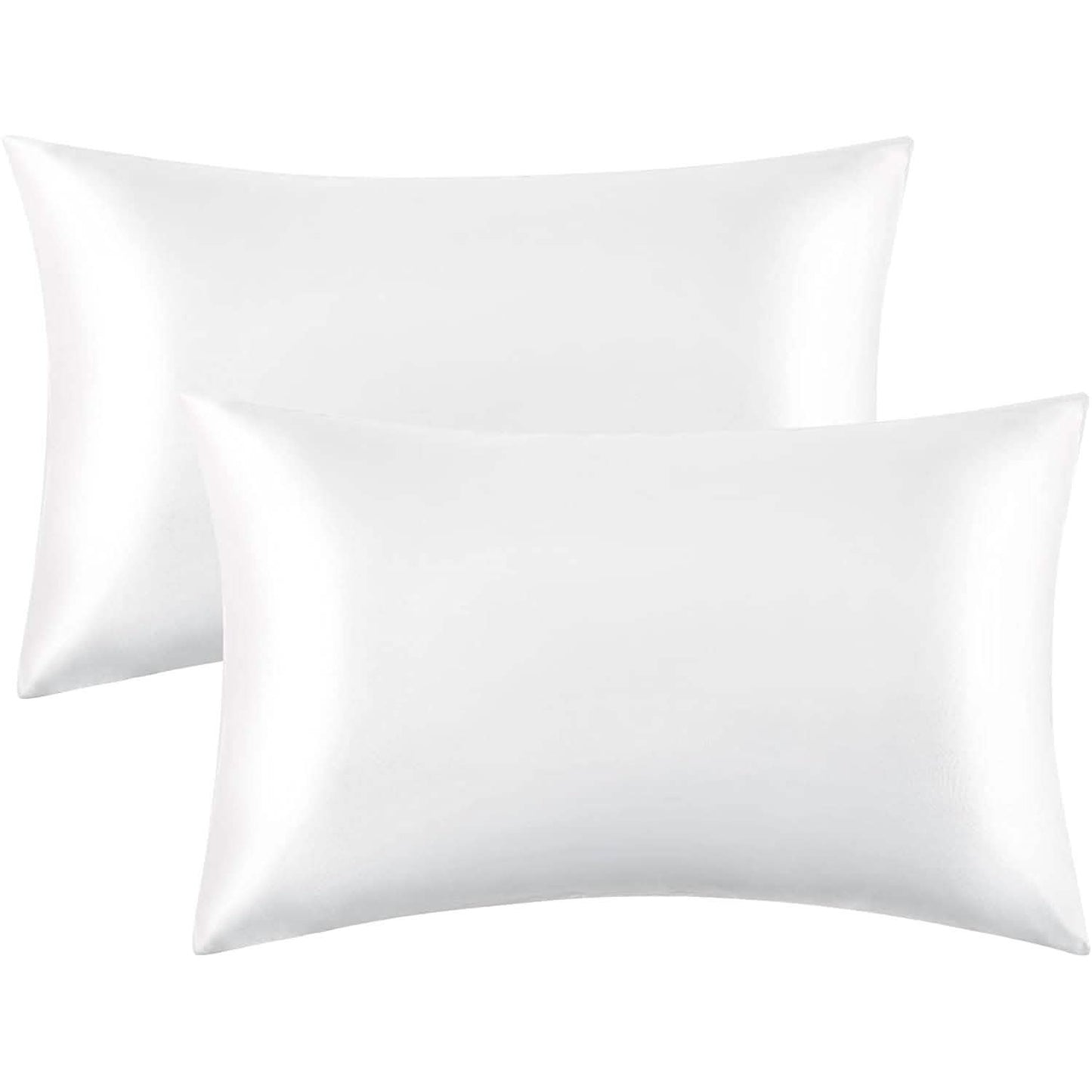 2-Pack: Satin Pillowcases with Envelope Closure DailySale